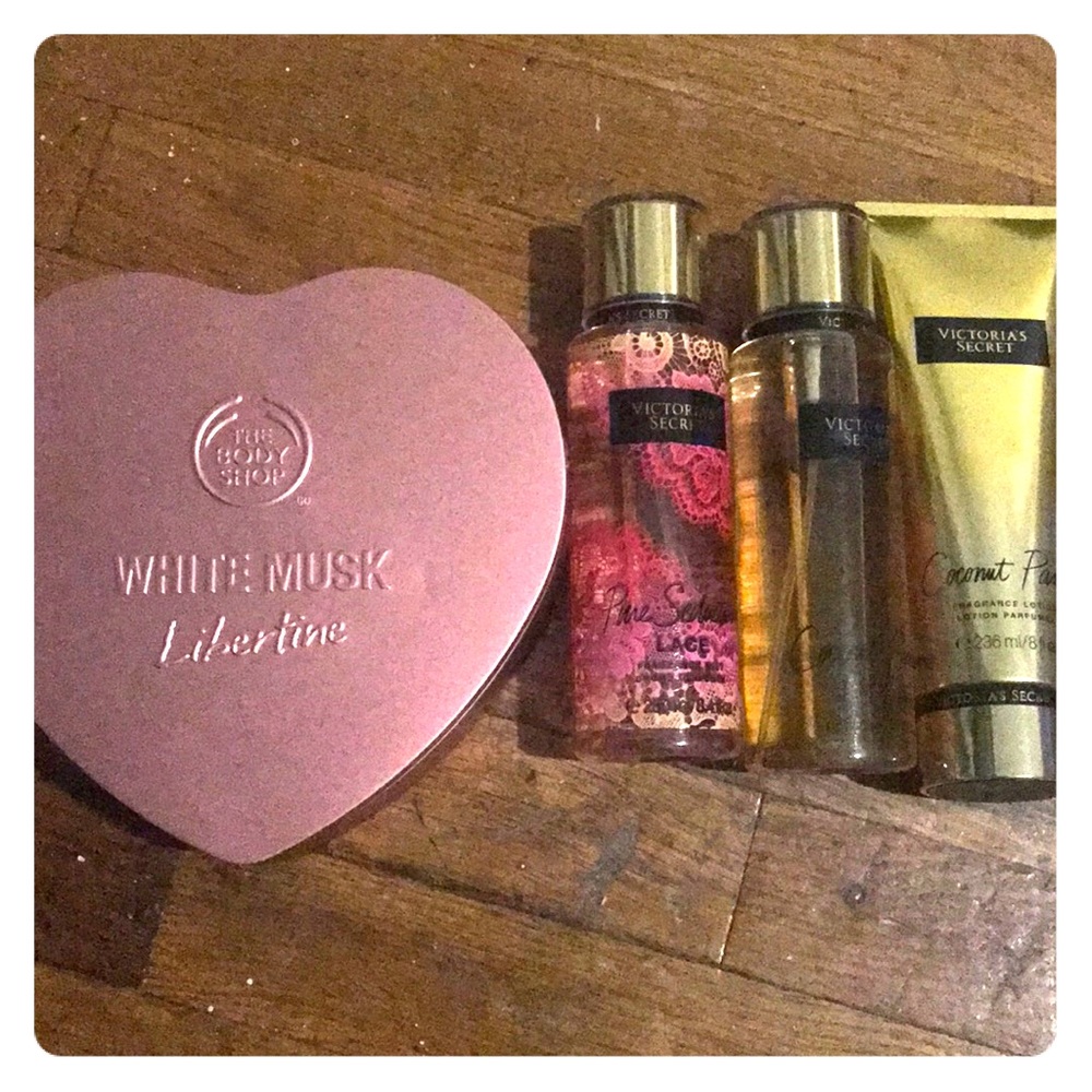 2 Victoria Secret Fragrance + Lotion & Body Shop